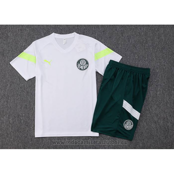 Chandal del Palmeiras Manga Corta 2023-2024 Blanco - Pantalon Corto